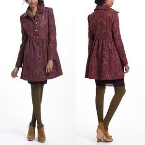 Anthro Plenty Tracy Reese Princess Coat NWT